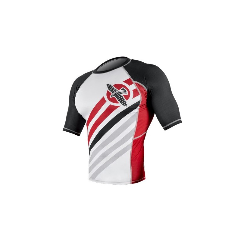 Hayabusa - Rashguard "Elevate" Manche courtes - Noir/Blanc Hayabusa - Rashguard "Elevate" Manche courtes - Noir/Blanc