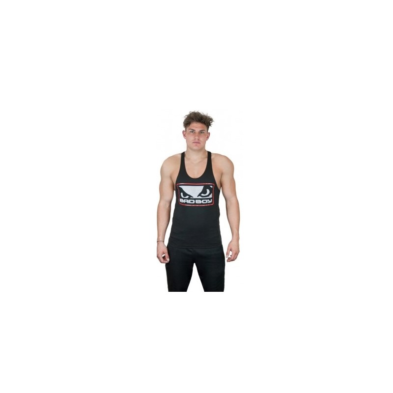 BadBoy - Débardeur Reaction Stringer - Noir/Rouge BadBoy - Débardeur Reaction Stringer - Noir/Rouge