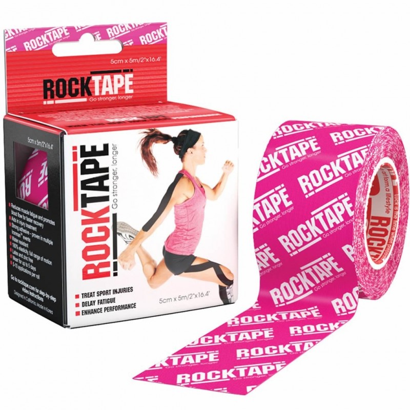 RockTape - Bande Tape Kinésiologie - Pink Rock RockTape - Bande Tape Kinésiologie - Pink Rock