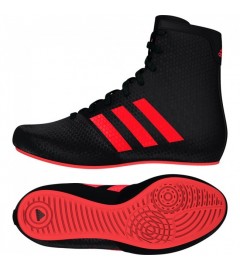 ENGLISCHE BOXENSCHUHE KO LEGEND 16.2 SCHWARZ / ROT ADIDAS