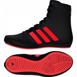 ENGLISCHE BOXENSCHUHE KO LEGEND 16.2 SCHWARZ / ROT ADIDAS