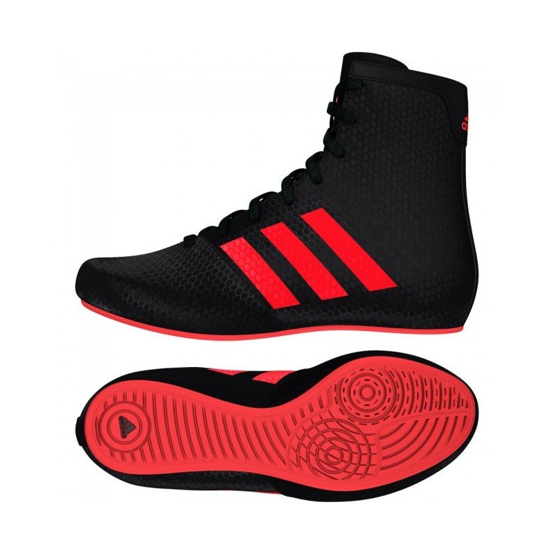 Chaussure de boxe anglais KO Legend 16.2 Noir/Rouge Adidas