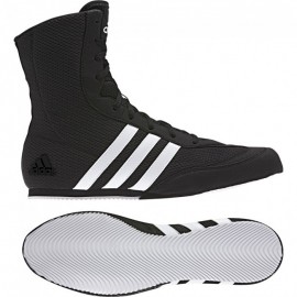 Chaussure de boxe anglaise "Box Hog" Noir/blanc Adidas