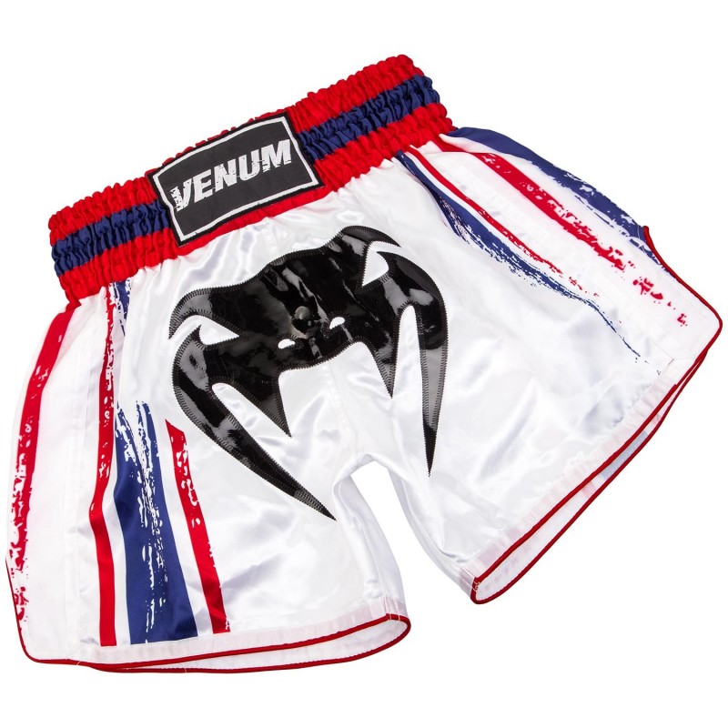 Short de boxe Thaï Bangkok Spirit Blanc/Rouge Venum