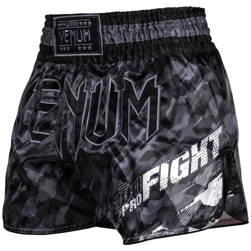 SHORT DE MUAY THAI "Tecmo" Gris Venum SHORT DE MUAY THAI "Tecmo" Gris Venum