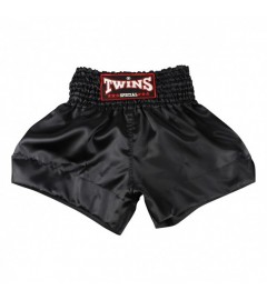 Short de boxe Thaï Twins Noir