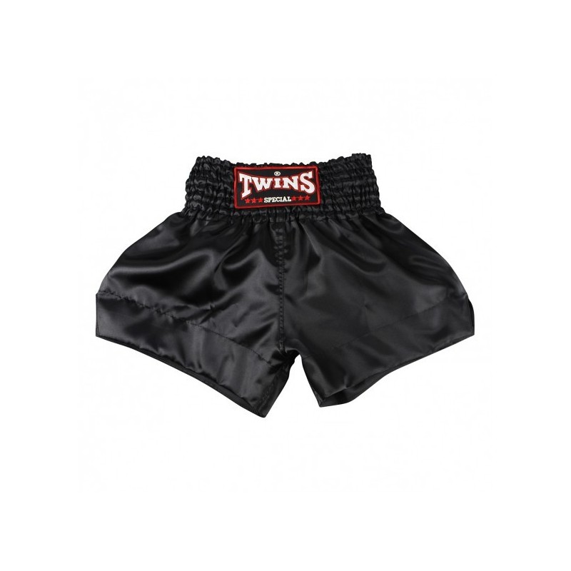 Short de boxe Thaï Twins Noir