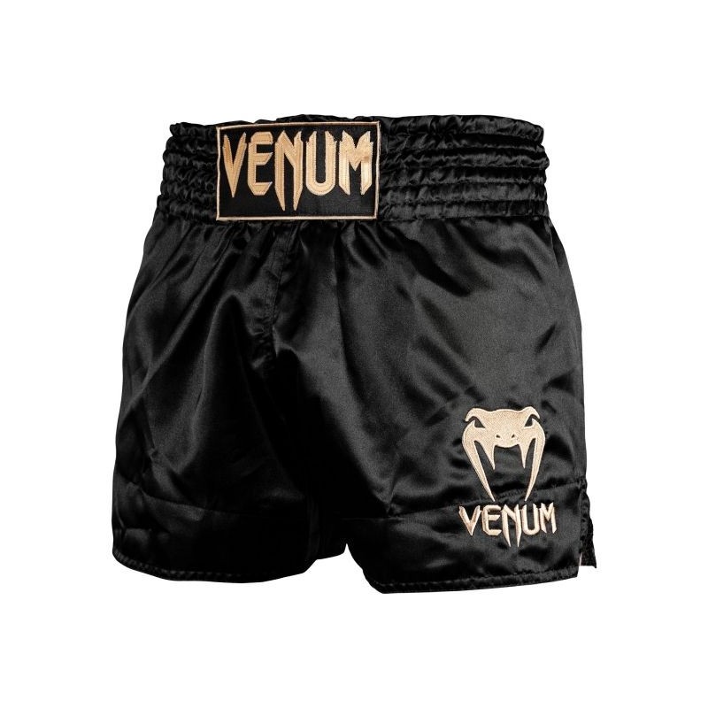 SHORT DE MUAY THAI CLASSIC Noir/Doré VENUM SHORT DE MUAY THAI CLASSIC Noir/Doré VENUM