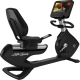 Life Fitness Vélo Allongé Platinum Club Series Discover SE3HD - Arctic Silver