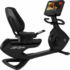 Life Fitness Vélo Allongé Platinum Club Series Discover SE3HD -  Black Onyx