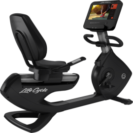 Life Fitness Vélo Allongé Platinum Club Series Discover SE3HD - Titanium Storm