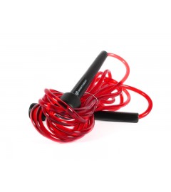 Corde à sauter classique en plastique (rouge) - SA FITNESS