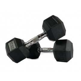 Haltère Hexagonale musculation - Hex Dumbbell 2.5kg à 30kg (unité)