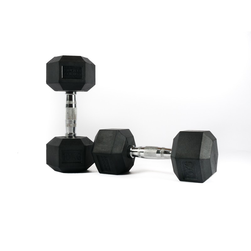 Haltère Hexagonale musculation - Hex Dumbbell 2.5kg à 30kg (unité)