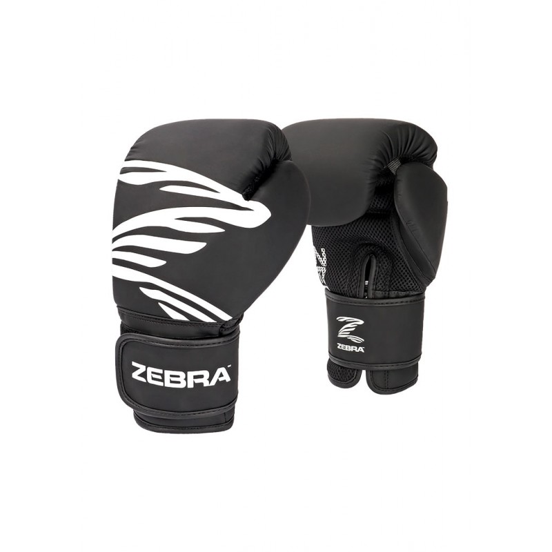 Gants de boxe Noir/Blanc (PU) Zebra Gants de boxe Noir/Blanc (PU) Zebra