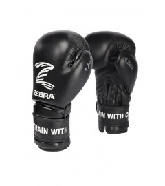 Gants de boxe Performance en cuir Zebra