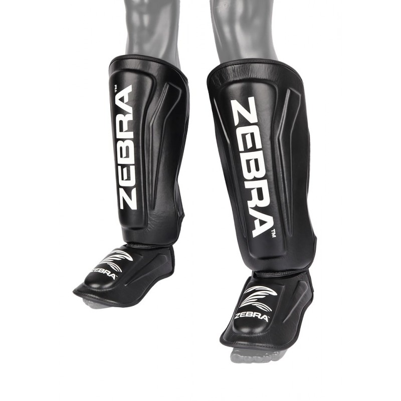 Protège-tibias Pro en cuir Zebra Protège-tibias Pro en cuir Zebra