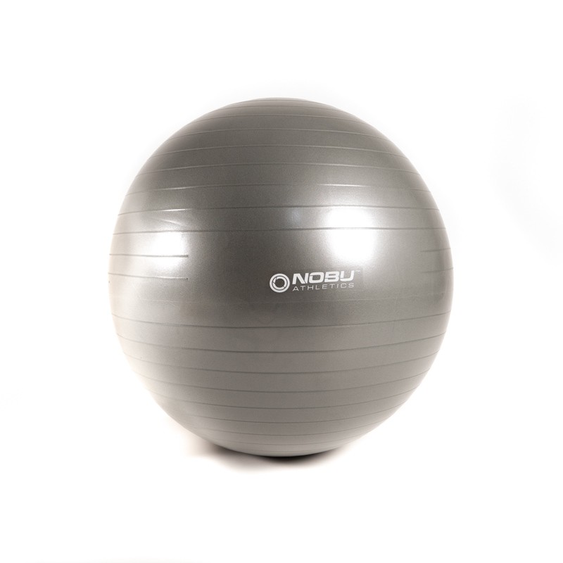 Gym Ball 65cm Gris (Silver) Nobu Athletics Gym Ball 65cm Gris (Silver) Nobu Athletics