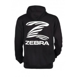 Hoodie Noir Zebra