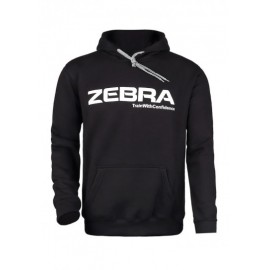 Hoodie Noir Zebra