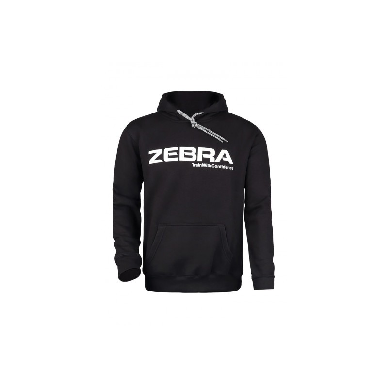 Hoodie Noir Zebra