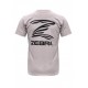 T-Shirt Gris Clair Zebra Athletics