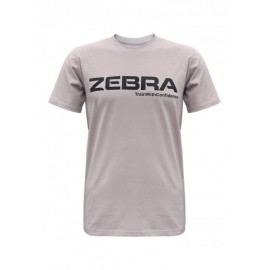T-Shirt Gris Clair Zebra Athletics