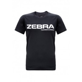 T-Shirt Noir Performance Zebra Athletics