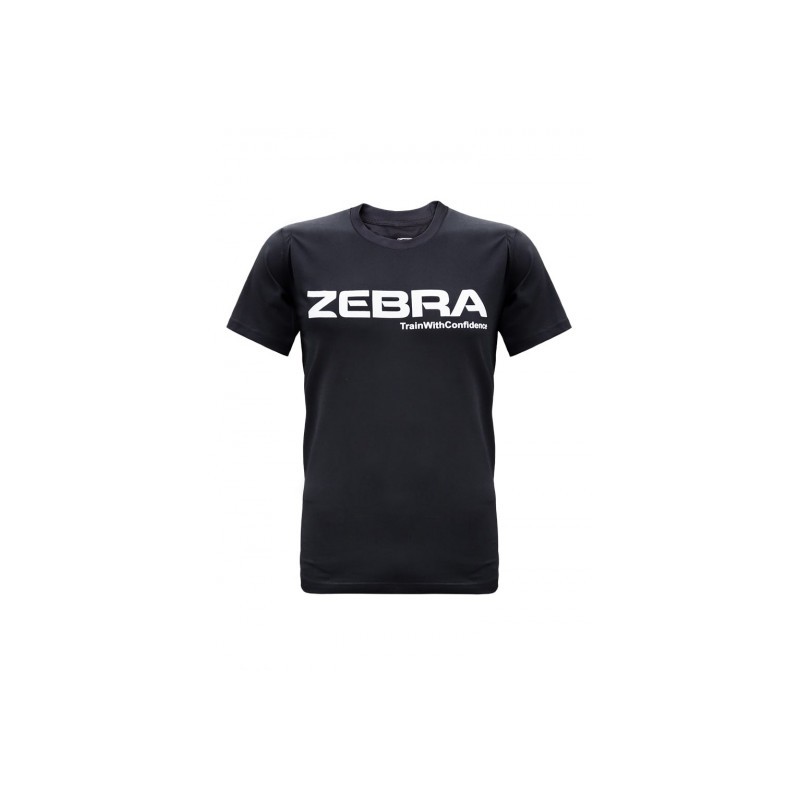 T-Shirt Noir Performance Zebra Athletics