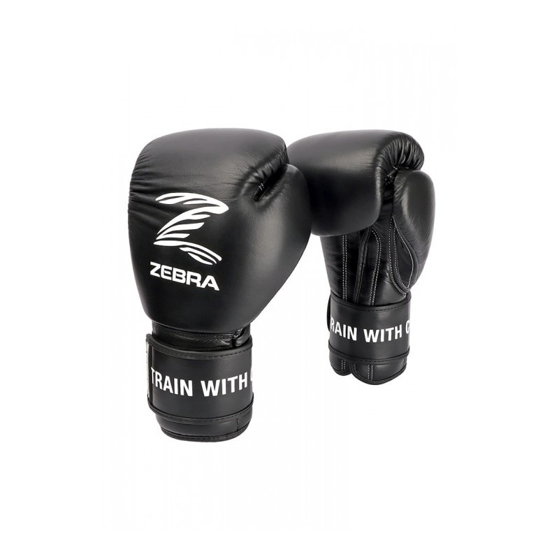 Gants de boxe "PRO SIGNATURE VELCRO" Cuir Zebra