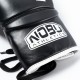 Gants de Boxe PRO avec lacets Noir/Blanc Nobu Athletics