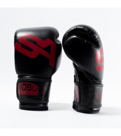 Gants de Boxe SA "LIMITED EDITION" Noir/Rouge Nobu Athletics