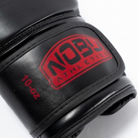 Gants de Boxe SA "LIMITED EDITION" Noir/Rouge Nobu Athletics