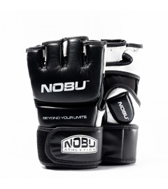 Gants de MMA "UPPERCUT" Noir/Blanc Nobu Athletics