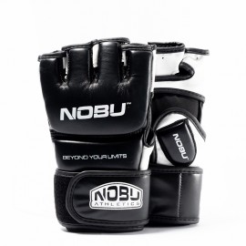 Gants de MMA "UPPERCUT" Noir/Blanc Nobu Athletics