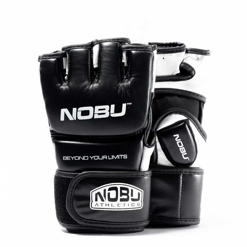 MMA-Handschuhe "UPPERCUT" Noir/Blanc Nobu Athletics