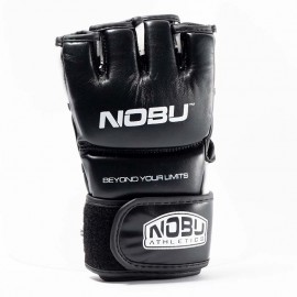 Gants de MMA "UPPERCUT" Noir/Blanc Nobu Athletics