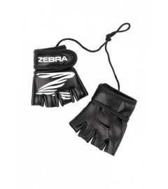 Schlüsselanhänger MMA Handschuhe Zebra