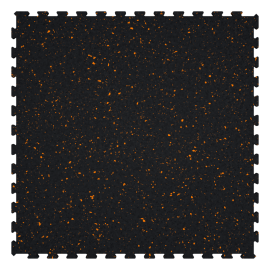 Sportboden von PaviFlex Fitness ECO 5mm Eco BlackOrange
