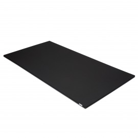 Verstärkte Glatte Vinyl Tatami Schwarz 2x1m