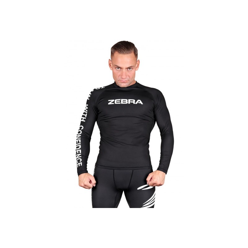 RashGuard à manche longue Zebra