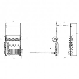 Impact Rig - Power rack Weiss / Schwarz Nobu Athletics