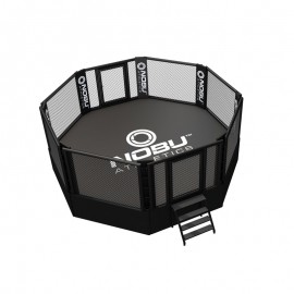 Cage MMA octogonale avec podium Nobu Athletics