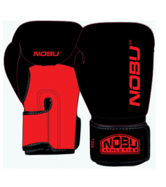 Gants de Boxe "LV2" Noir/Rouge - Nobu Athletics