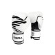 Gants de boxe Fitness training Blanc/Noir (PU) Zebra