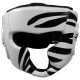 Boxerhelm Sparring Weiss/Schwarz Zebra