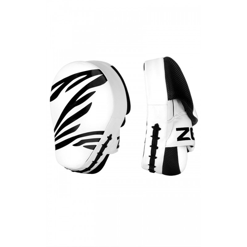 Pattes d'ours courbée blanc Zebra Pattes d'ours courbée blanc Zebra