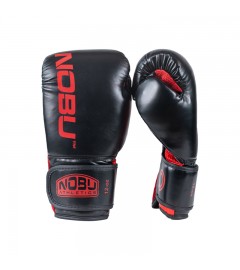 Gants de Boxe "LV2" Noir/Rouge - Nobu Athletics