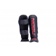 Schienbein- /Fuss-Schutz "LV1" Schwarz/Rot - Nobu Athletics