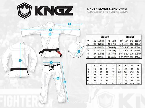 Guides taille Kimono Kingz Nano